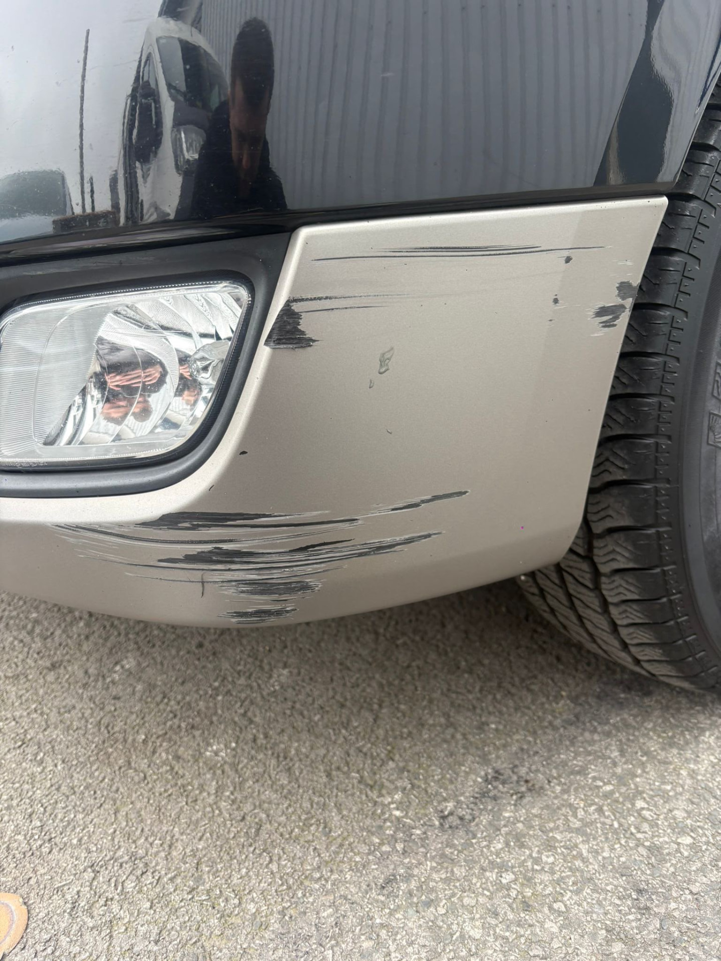 Bumper repair before repair