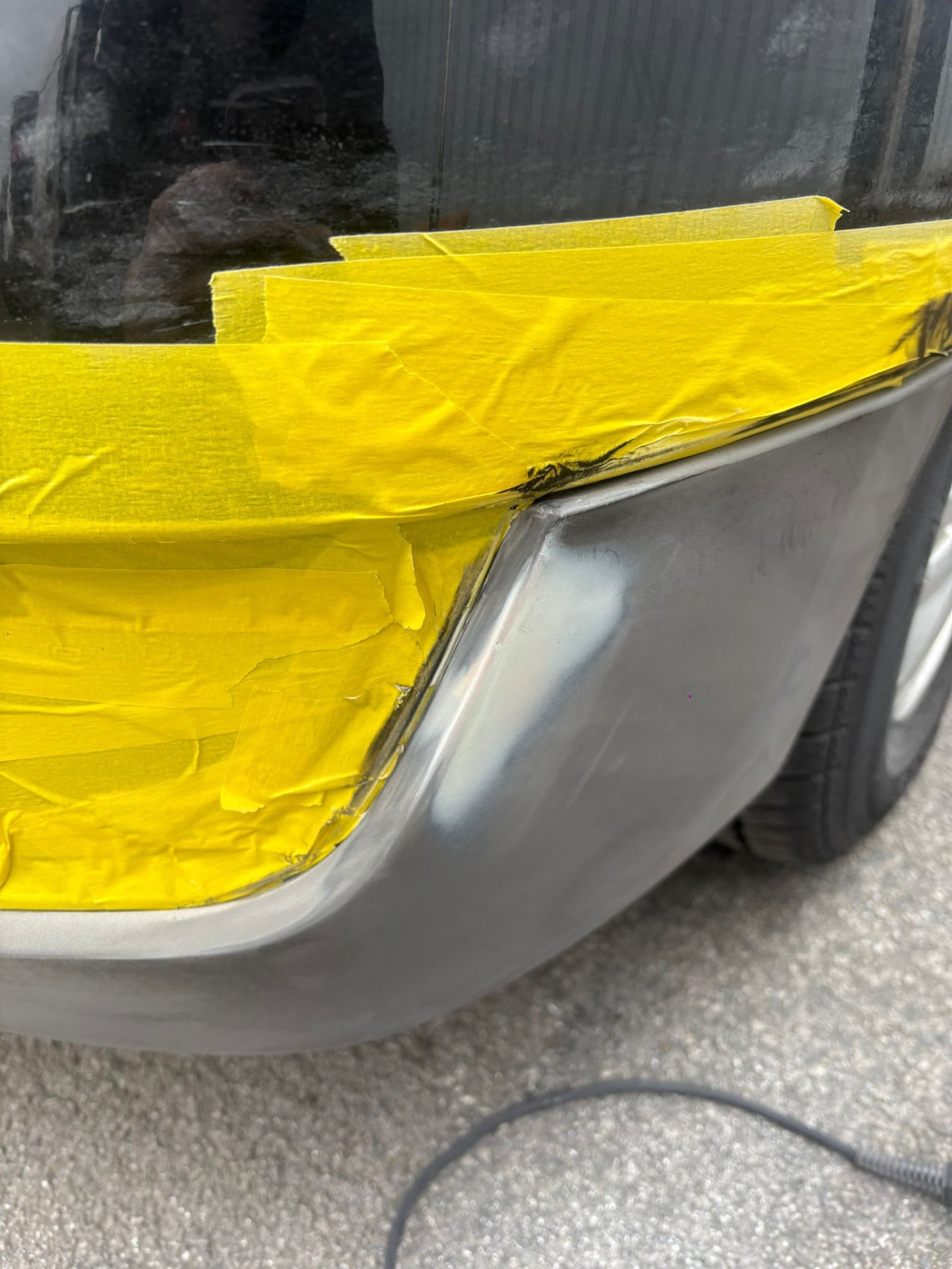 Bumper repair after repair